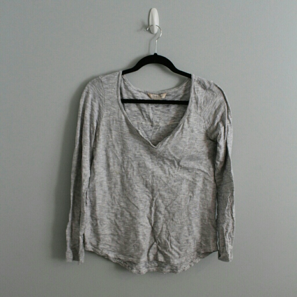 Striped long sleeve shirt